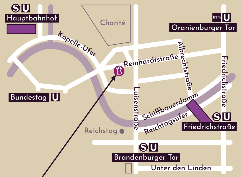 Karte: Lage von BaanNuad Thaimassage in Berlin-Mitte